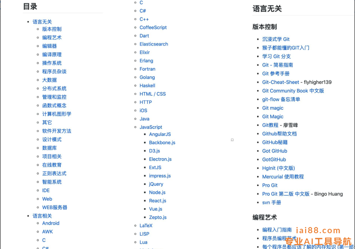 免费编程类中文书籍
